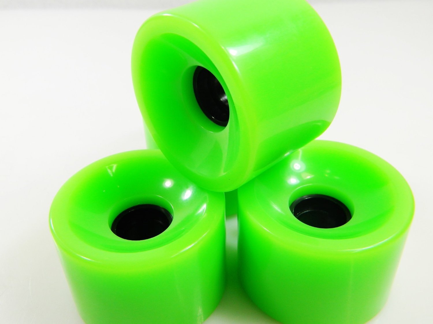 Longboard Cruiser Skateboard High Rebound Wheels 70mm Green