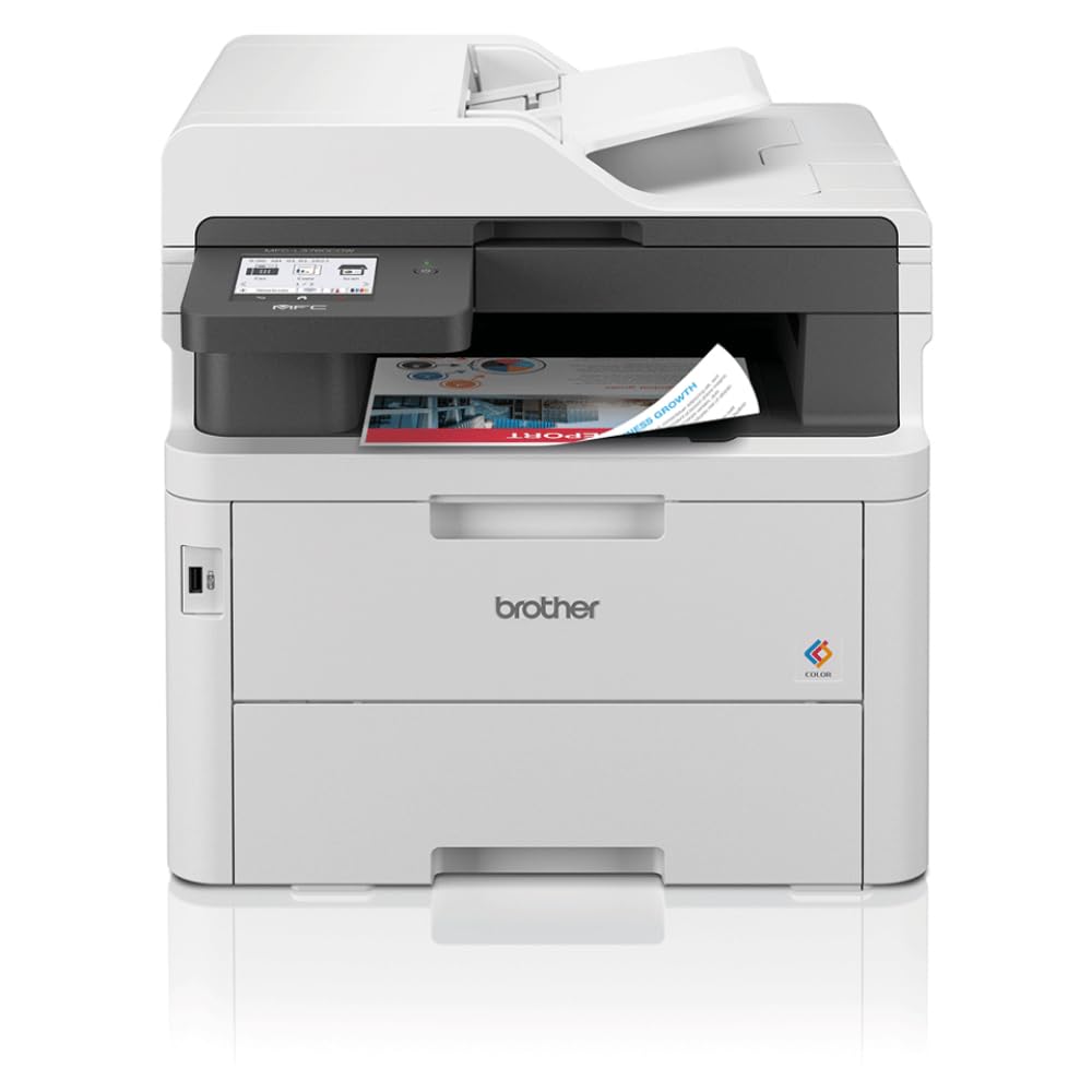 MFC-L3760CDW All-in-one Colour Wireless LED Printer |Print, copy, scan & fax |USB 2.0| A4|UK Plug