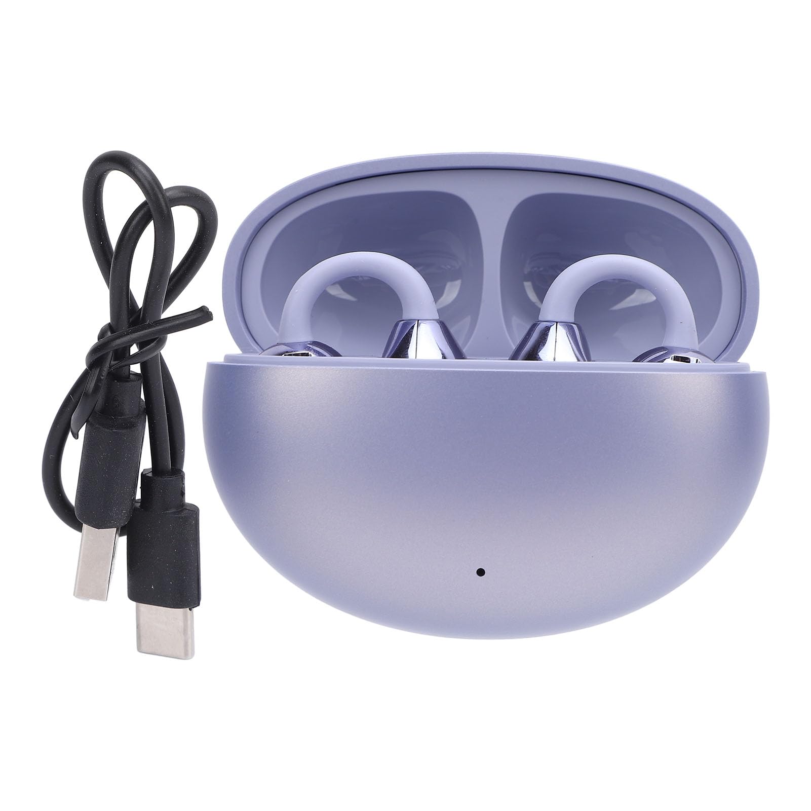 Auricolari per Traduzione Bluetooth con Riduzione Intelligente del Rumore, 3 modalità di Traduzione, Ideali per Viaggiatori e Chiamate Internazionali, 2 unità (PURPLE)