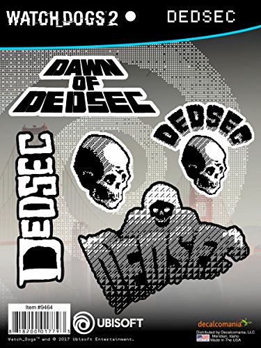 Watch Dogs 2 Dedsec 5 Stickers Decals for MacBook, Laptop, Vehicle Licensed by Ubisoft