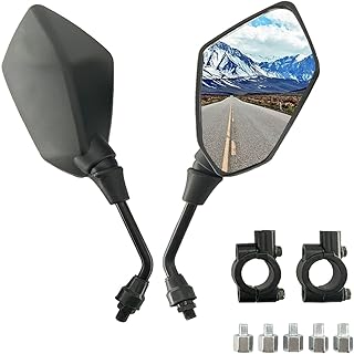 Enoch motorcycle mirrors~atv mirrors Motorcycle Rear view Mirror Side Mirrors 8m - Compare price