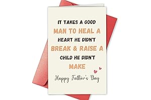 Hilarious Father Figure Greeting Card for Father's Day: Poetic Expression of Appreciation...