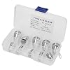 Fafeicy 10pcs P80 Torch Nozzle Tips Electrode, Plasma Cutting Consumable Cutter, 1.3mm Nozzle Thickness, for Air Plasma Cutting MachineNozzleElectrode, Nozzles, Collets and Lenses