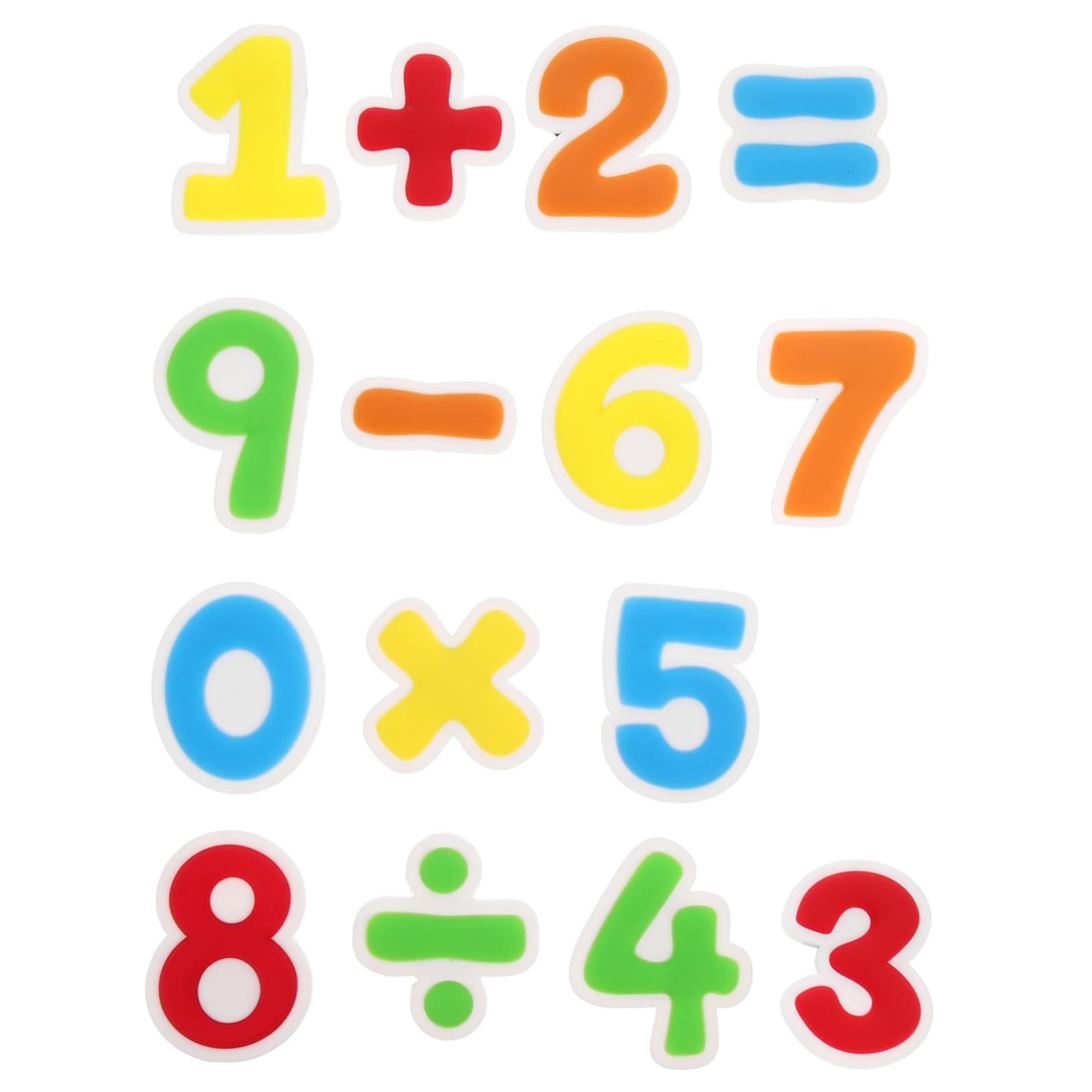 COLLBATH Educational Fridge Number for Classroom Whiteboard Home School Adhesive for and