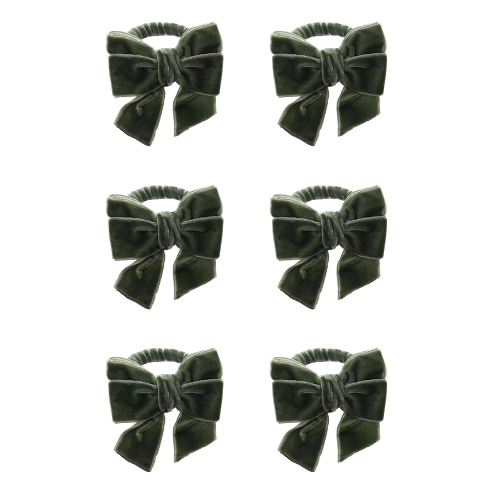 Nucelit Functional Velvety Napkin Rings Winter Tabletop Decors Perfect for Christmas Dinner Parties Decorations Festival Dinner Parties Decors