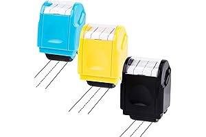 Striking Dotted Line Stamp Roller for Precision Penmanship