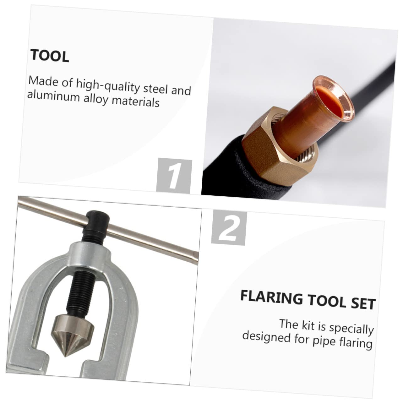 Expansor De Tuberías Herramienta Para Abocardar Líneas De Freno Kit De Herramientas De Abocardado Doble Expansora De Tubos Para Taller De Automoción