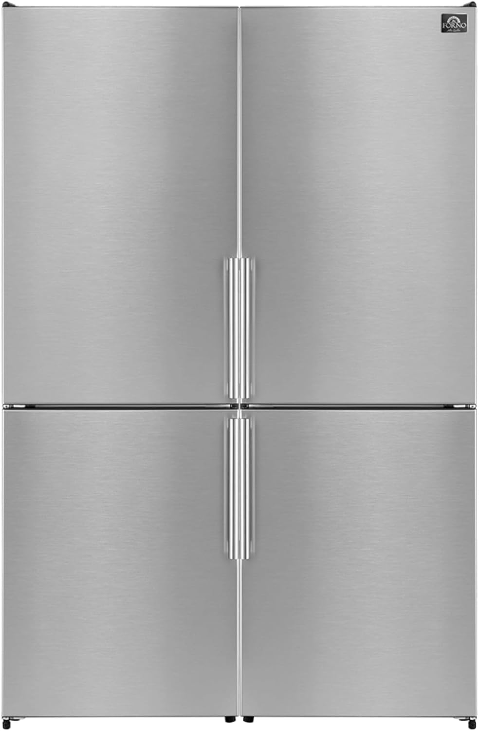 Forno Guardia 46.8″ Side by Side Refrigerator with Touch Control & LED – 21.6 cu.ft Bottom Freezer Refrigerator – Swing Double Door Fridge with Adjustable Glass Shelves, Freezer and Crisper Drawers Forno Guardia 46.8″ Side by Side Refrigerator with Touch Control & LED – 21.6 cu.ft Bottom Freezer Refrigerator – Swing Double Door Fridge with Adjustable Glass Shelves, Freezer and Crisper Drawers