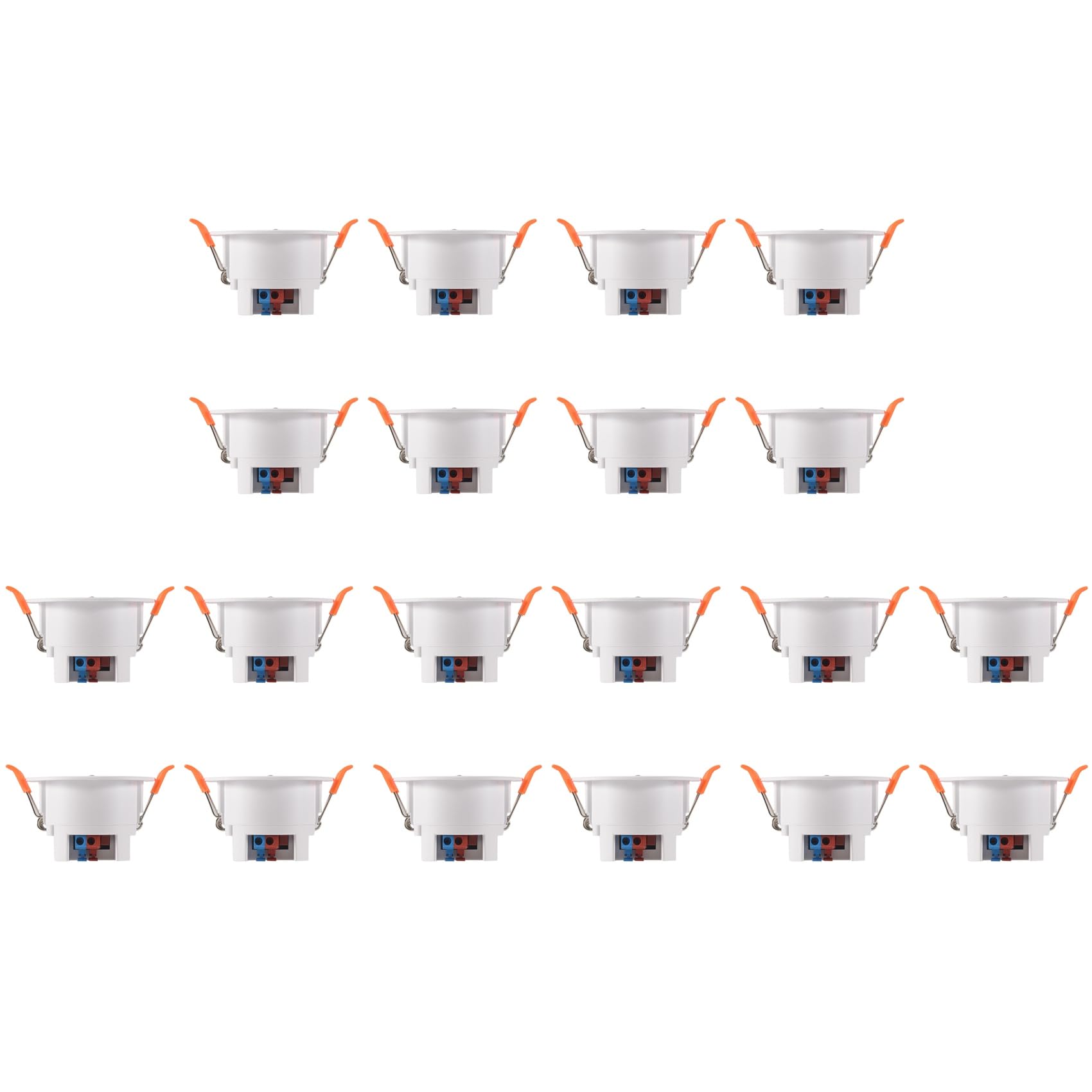 20X Sensor de Presencia Tuya ZigBee MmWave con Detección de Radar de Microondas de Luminancia Sensor de Movimiento PIR Montaje en Techo