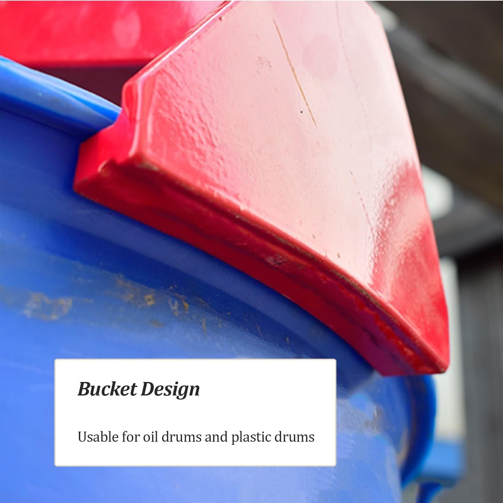 Sollevatore per fusti, 1 fusto, morsetto verticale per fusti in acciaio e plastica da 55 galloni, capacità 1100 libbre, attrezzatura per la movimentazione di materiali pesanti