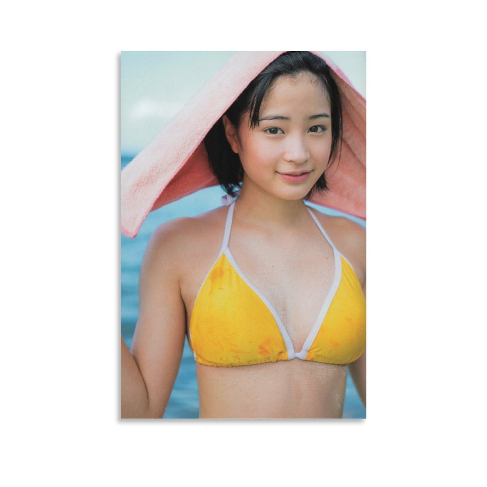 Amazon.co.jp: 広瀬すず 水着ポスター 壁飾り キャンバス 印刷