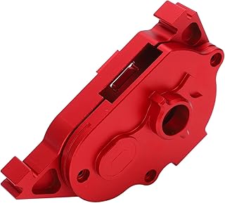 RC Gearbox, RC Gearbox Kit Aluminum Transmission Box with Screws for ARRMA Granite SENTON 1/10 RC Vehicle (Red)