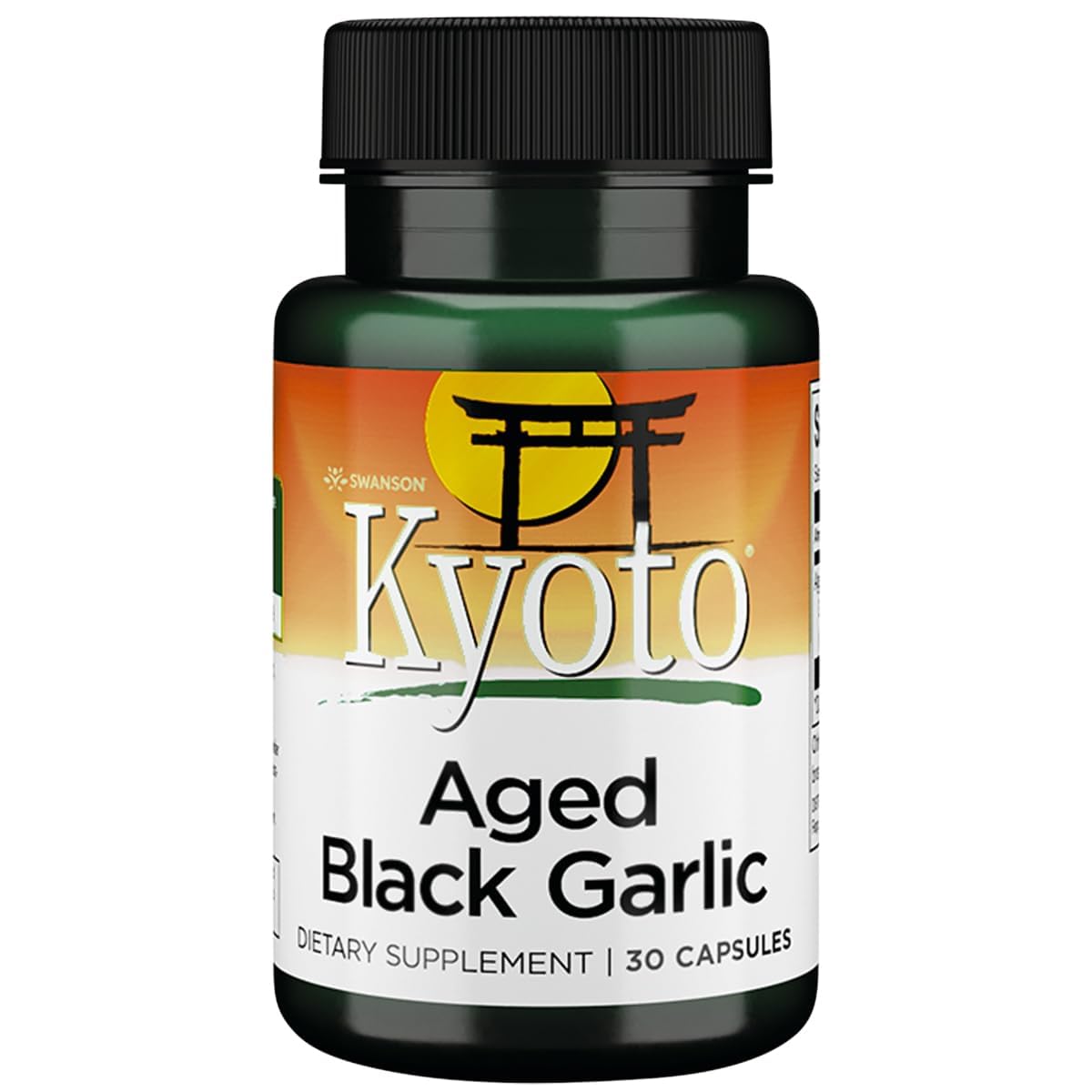 Swanson Aged Black Garlic 650 Milligrams, 30 Capsules 30 Count (Pack of 1)