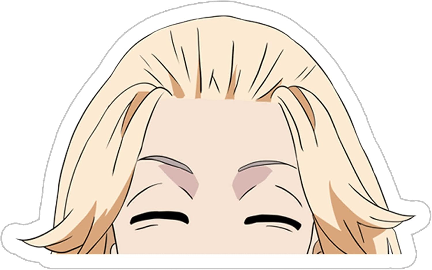 Amazon Com Hanagaki Tokyo Revengers Mikey Peekers Funny Sticker Size 2 Inch Full Color Toys Games