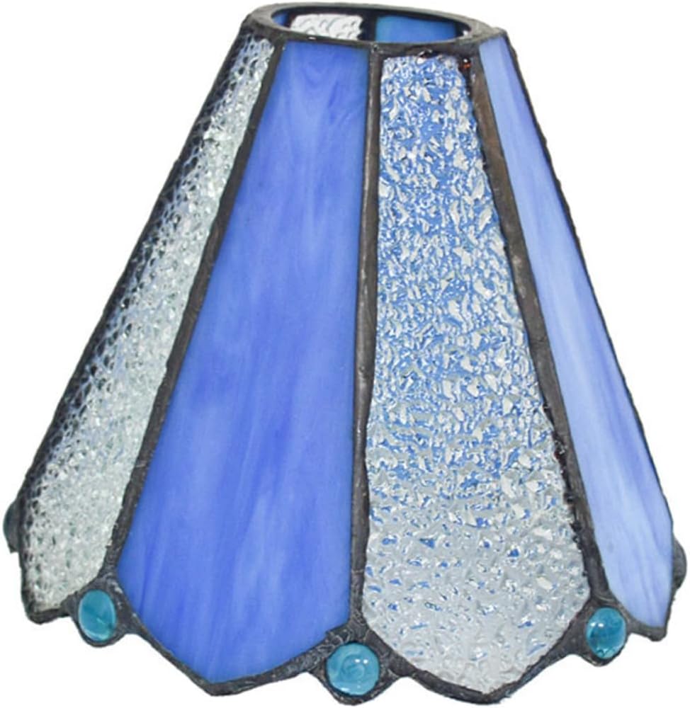jojofuny Decorative Glass Lampshade Accessory for Fixtures -style Design Diameter for Ceiling Lights Wall Fixtures and Pendant Lighting Decor