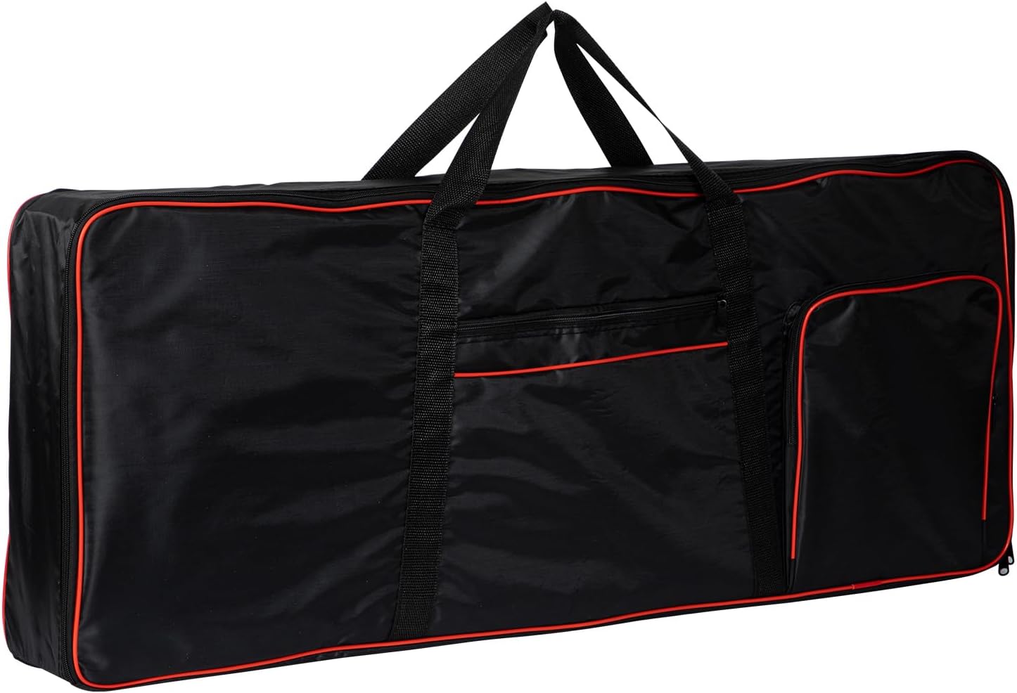 61 Key Keyboard Gig Bag Case, Portable Keyboard Piano Bag with Water-Resistant 600D Oxford Fabric and Protective 10mm Cotton Padding for Travel and Storage
