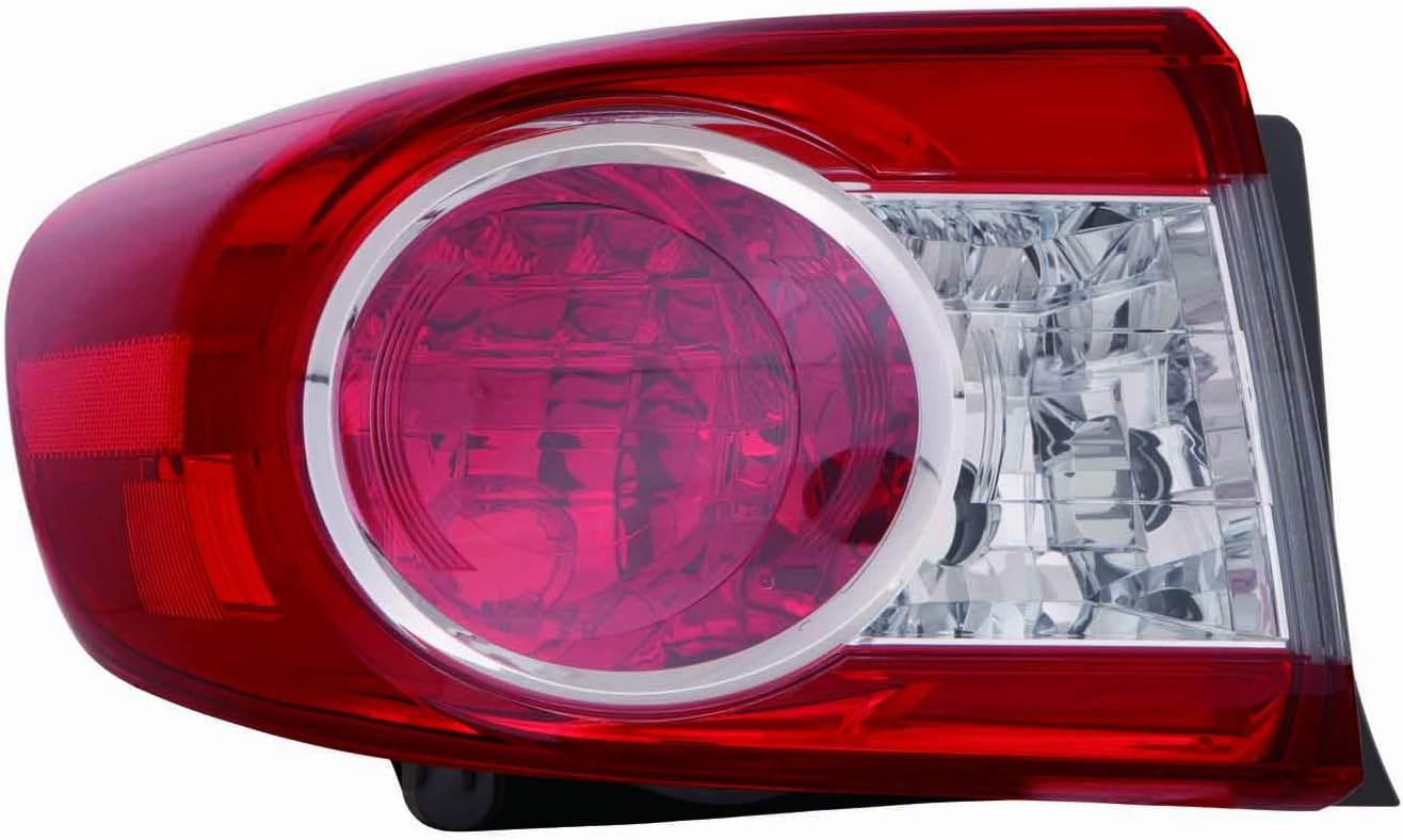 DEPO 312-19A8L-US Replacement Driver Side Tail Light Assembly (This product is an aftermarket product. It is not created or sold by the OE car company)