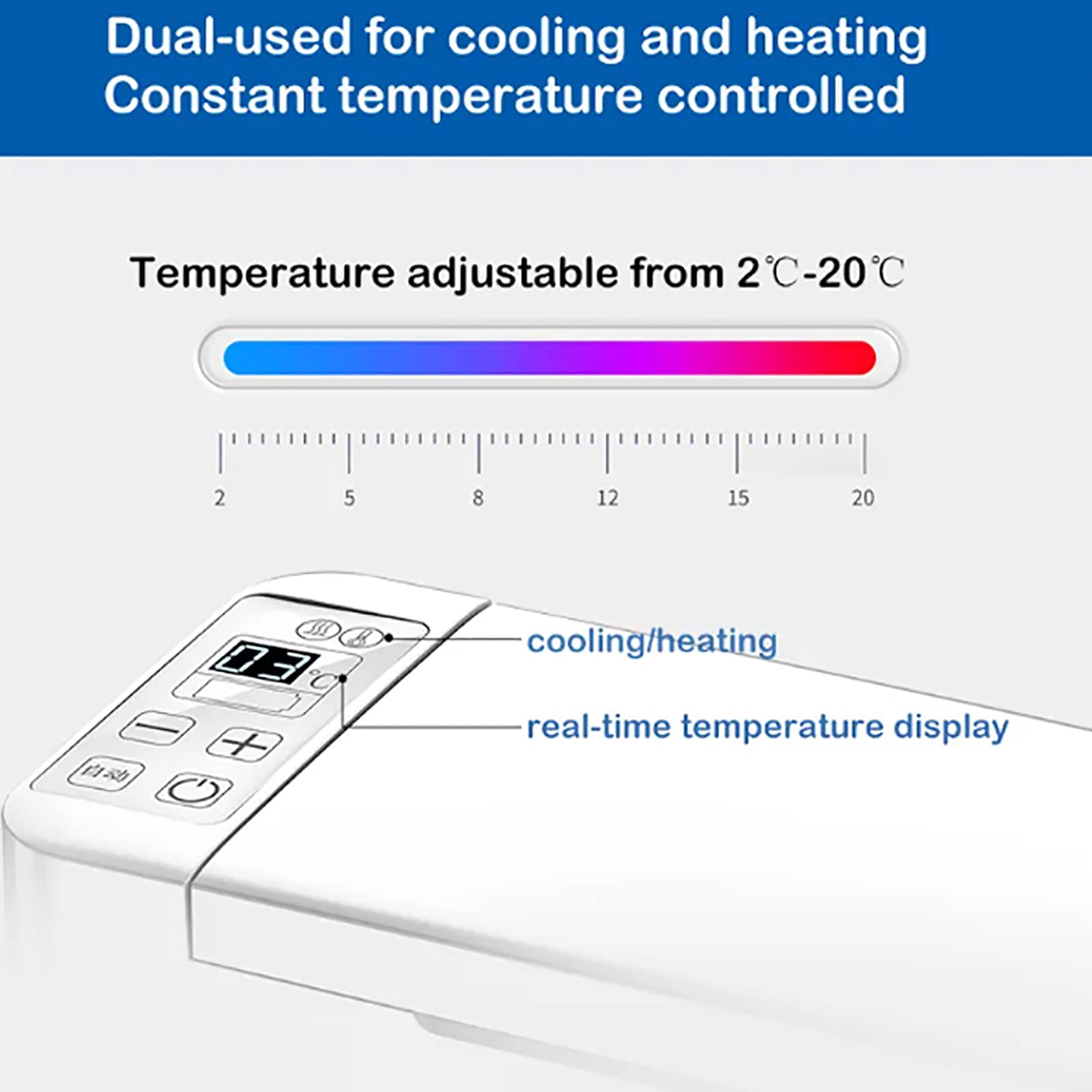 Dispositivo di Raffreddamento Portatile per Insulina, Scatola da Viaggio per Dispositivo di Raffreddamento Dell'insulina con Allarme, Controllo Preciso della Temperatura 35,6-68 ℉, per Anziani