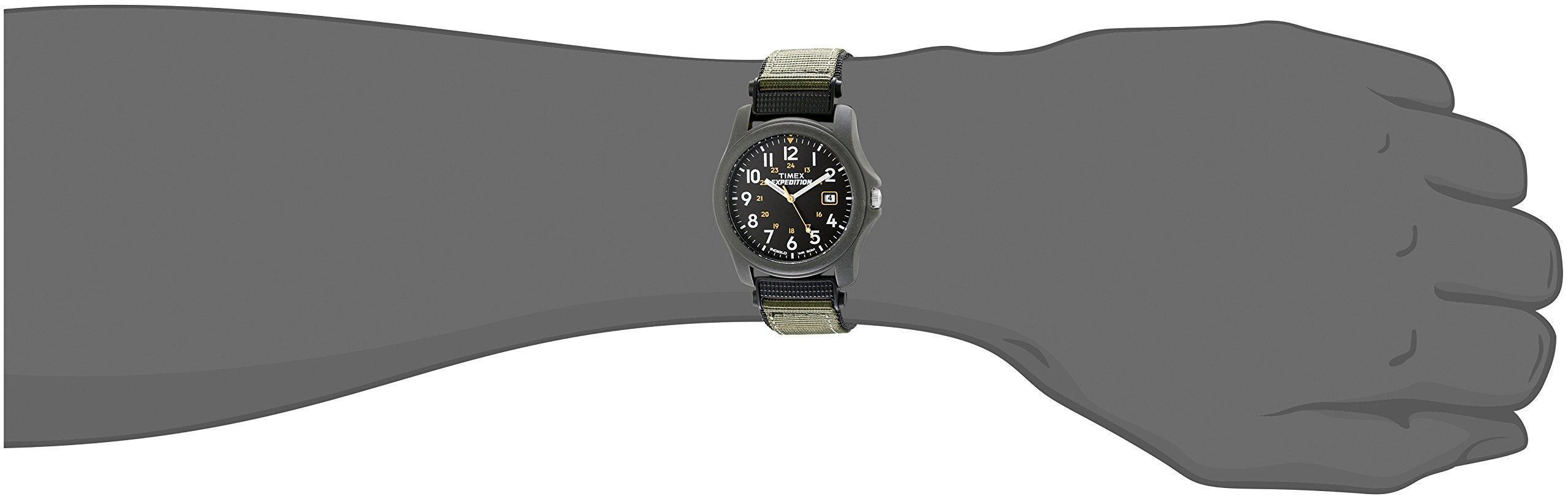 Timex Expedition Camper 39 mm Men's Olive Green Nylon Strap Quartz