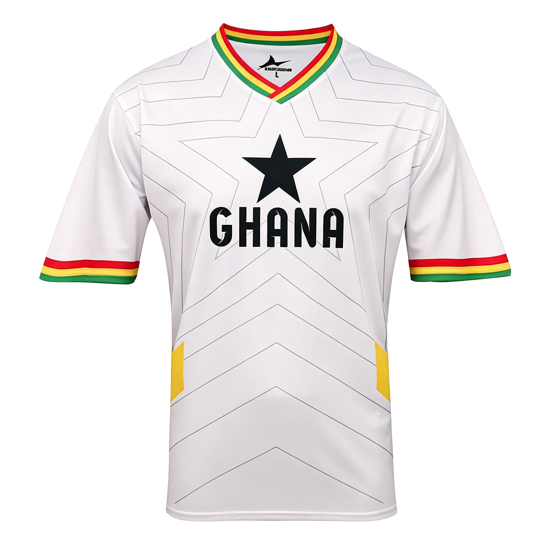 2026 Football Cup T Shirts Soccer Fans 48 National Teams Sport Casual National Flag Printing Short Sleeve Mens Womens Training Stretch Breathable Quick Dry Tee Shirt Ghana M — image 1