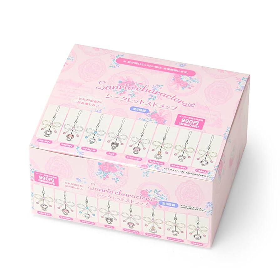 サンリオ ホワイトフリルデザインシリーズ シークレットストラップ コンプリート Amazon.co.jp: サンリオ(SANRIO) シークレットストラップ