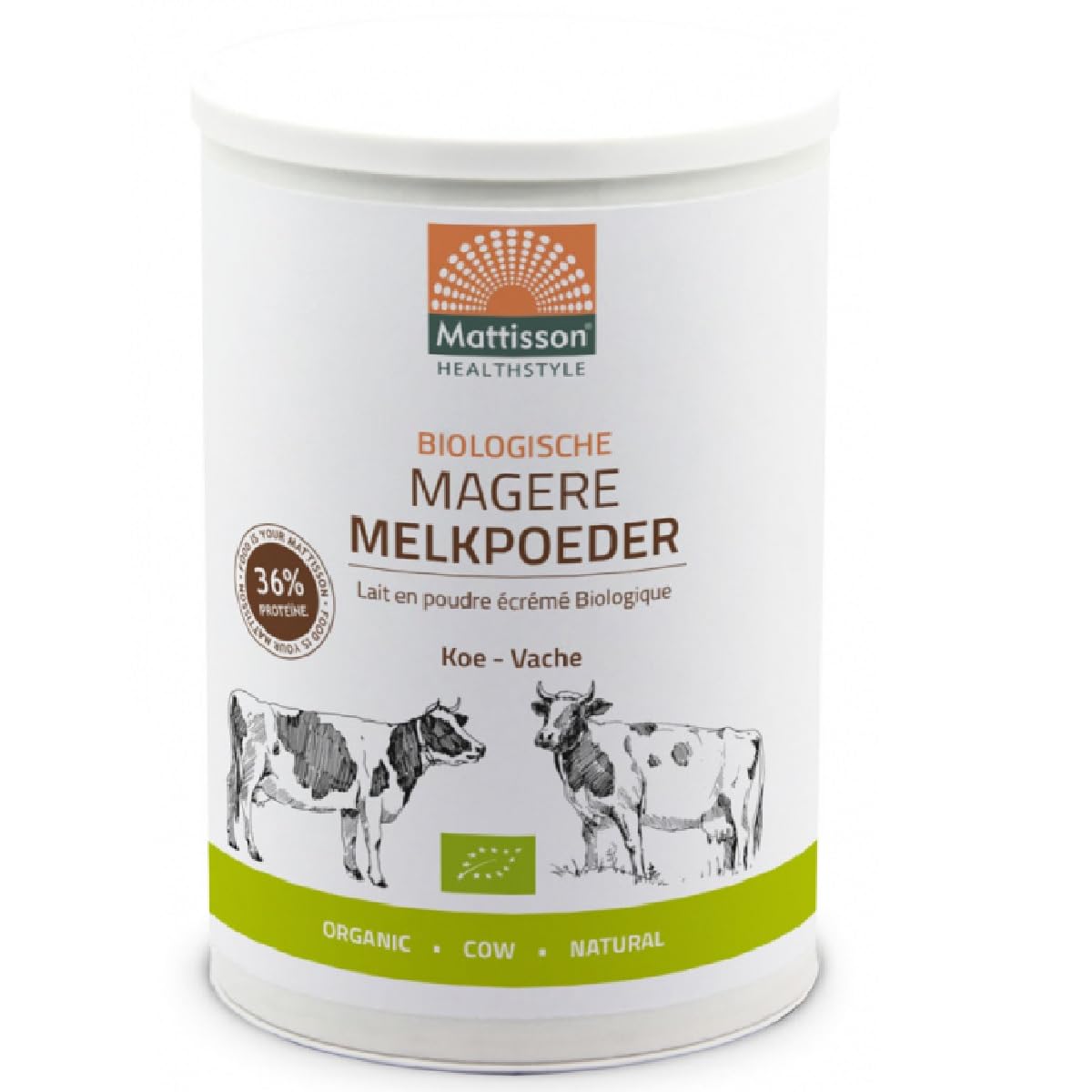 Mattisson - Latte magro biologico in polvere - 450 g