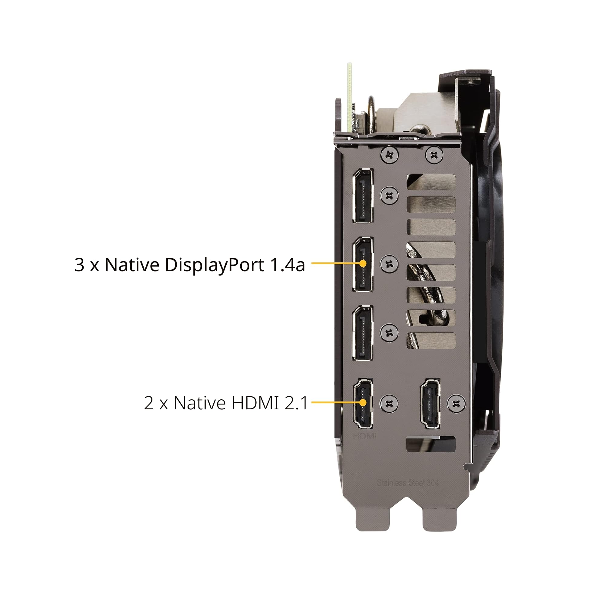 ASUS TUF Gaming GeForce RTX 3060 Ti 8GB OC Edition GDDR6X Grafikkarte (Nvidia Ampere, DLSS, PCIe 4.0, Speicher, 2X HDMI 2.1, 3X DisplayPort 1.4a, TUF-RTX3060TI-O8GD6X-GAMING)