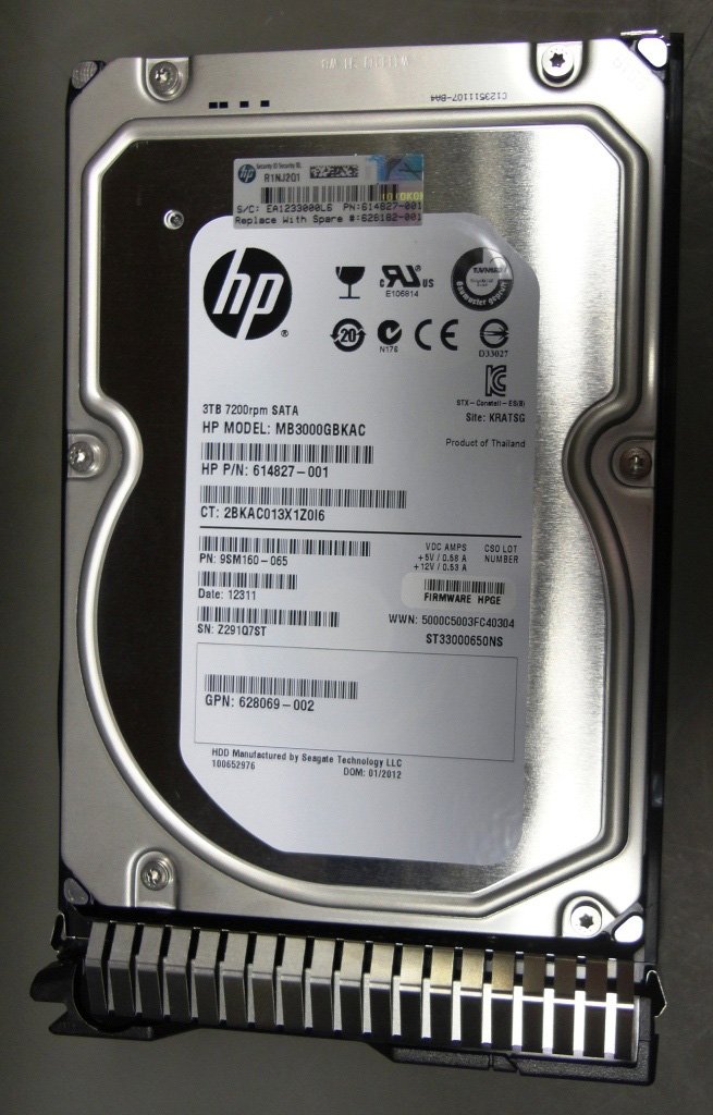コスパ◎HP☆Probook✨SSD128G&HDD500G☆メモリ8GB☆i3 Amazon.com: 628182-001 HP G8 G9 3-TB 6G 7.2K 3.5 SATA SC : Electronics