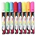 Chalk Markers - Mega 8 Pack - Premium Liquid Chalk Marker Pen with Reversible Tip - Child Friendly - Perfect for Chalkboards, Bistro, Windows, Glass, Labels, Whiteboards