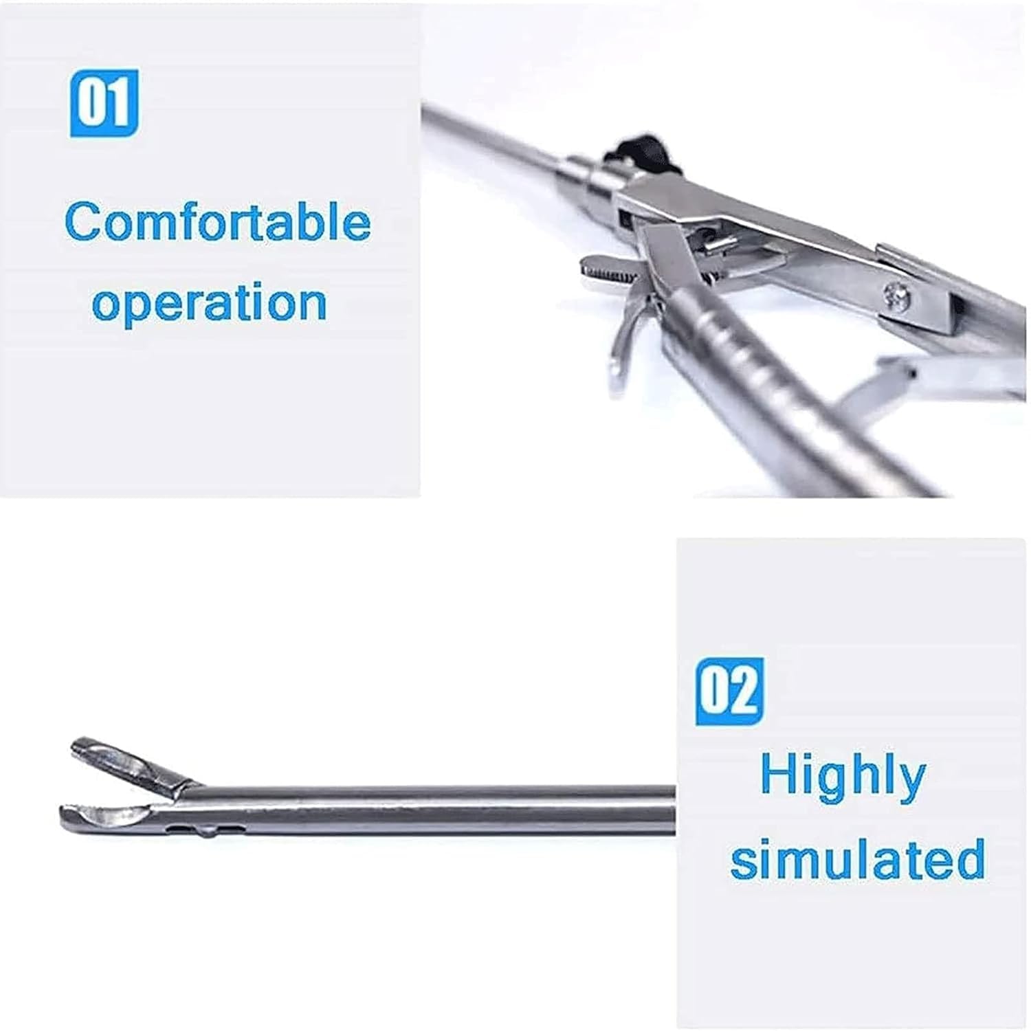 Pinces Porte-Aiguilles laparoscopiques en INOX Sets d'instruments pour laparoscopie