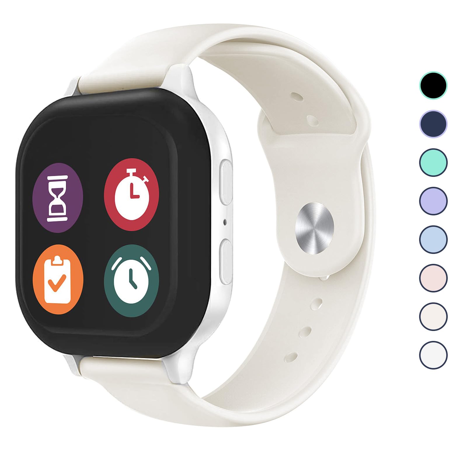 NewJourney 20mm Soft Silicone Band for Gizmo Watch 3/2/1 &amp; Gabb Watch