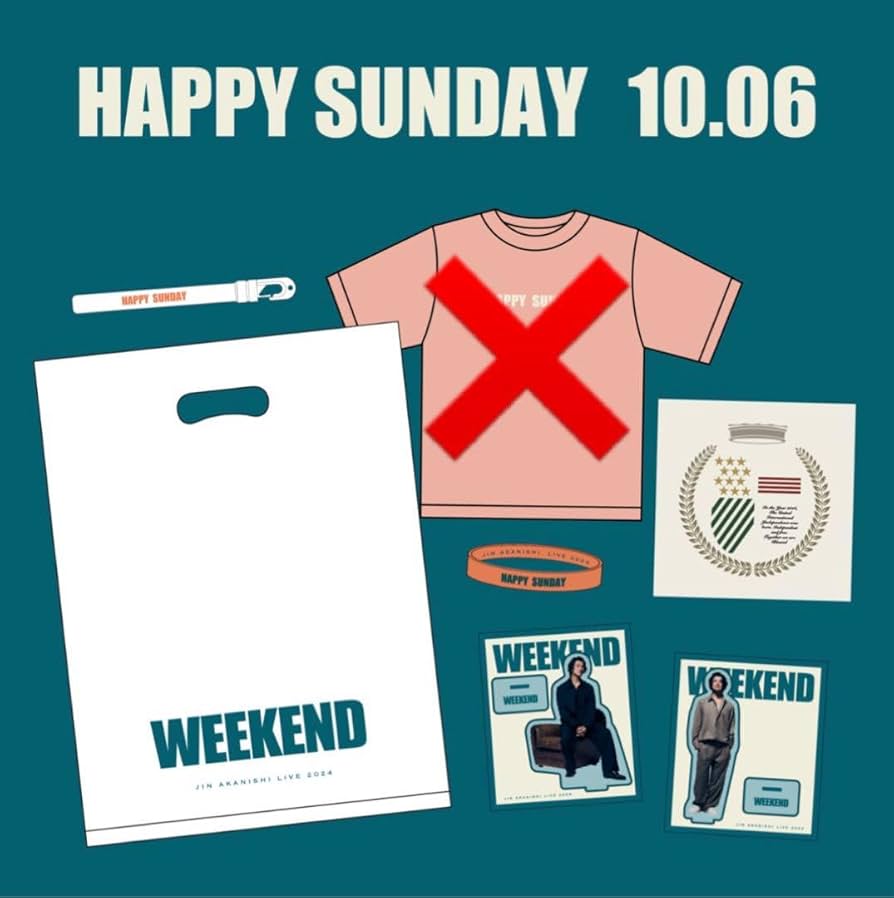 赤西仁　RED WEST アップグレードグッズ 赤西仁 JIN AKANISHI LIVE TOUR 2025 