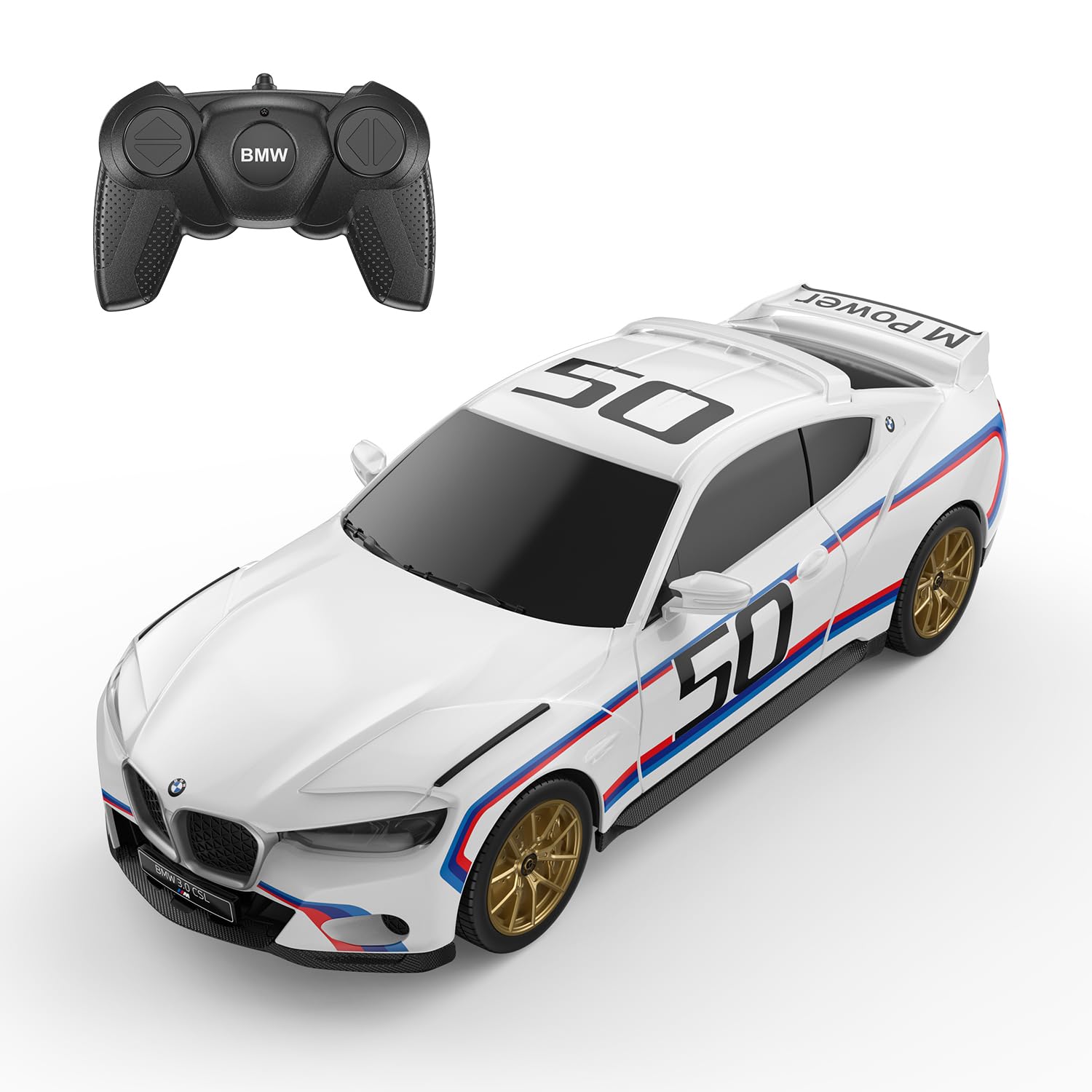 Amazon.com: RASTAR BMW Toy Car RC Cars 1:24 BMW 3.0 CSL Model Car