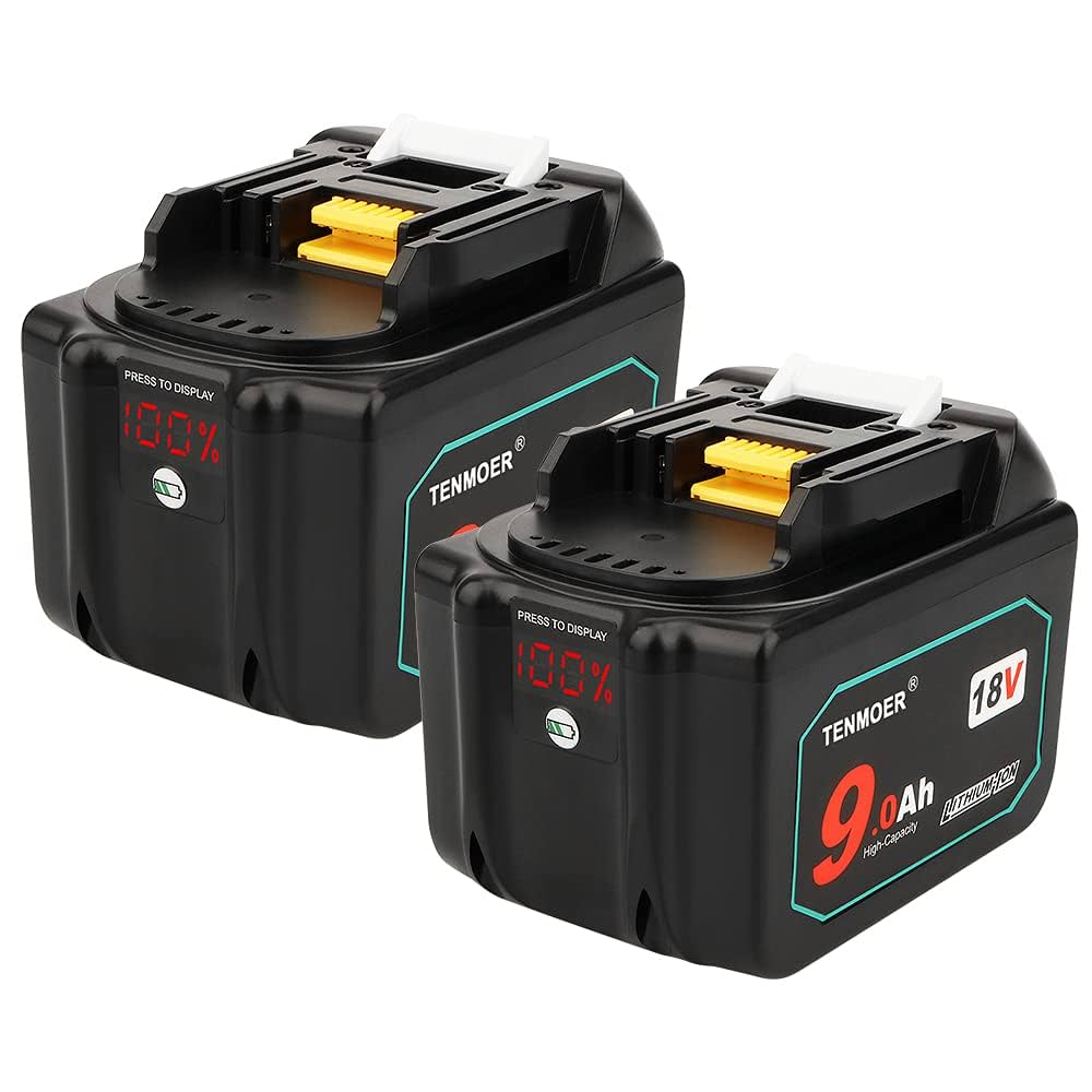 makita 18v バッテリー Amazon.com: TENMOER 18V 9.0Ah BL1890 Replacement Battery