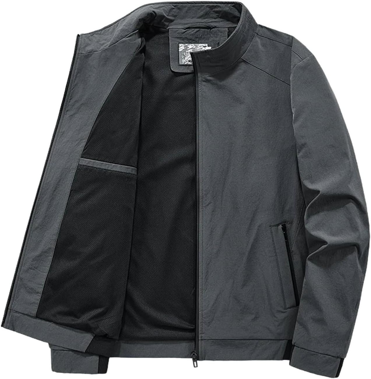 Men's Lightweight Elastic Jacket Outdoor Casual Breathable Thin Top Outdoor Mountaineering Loose Jackets