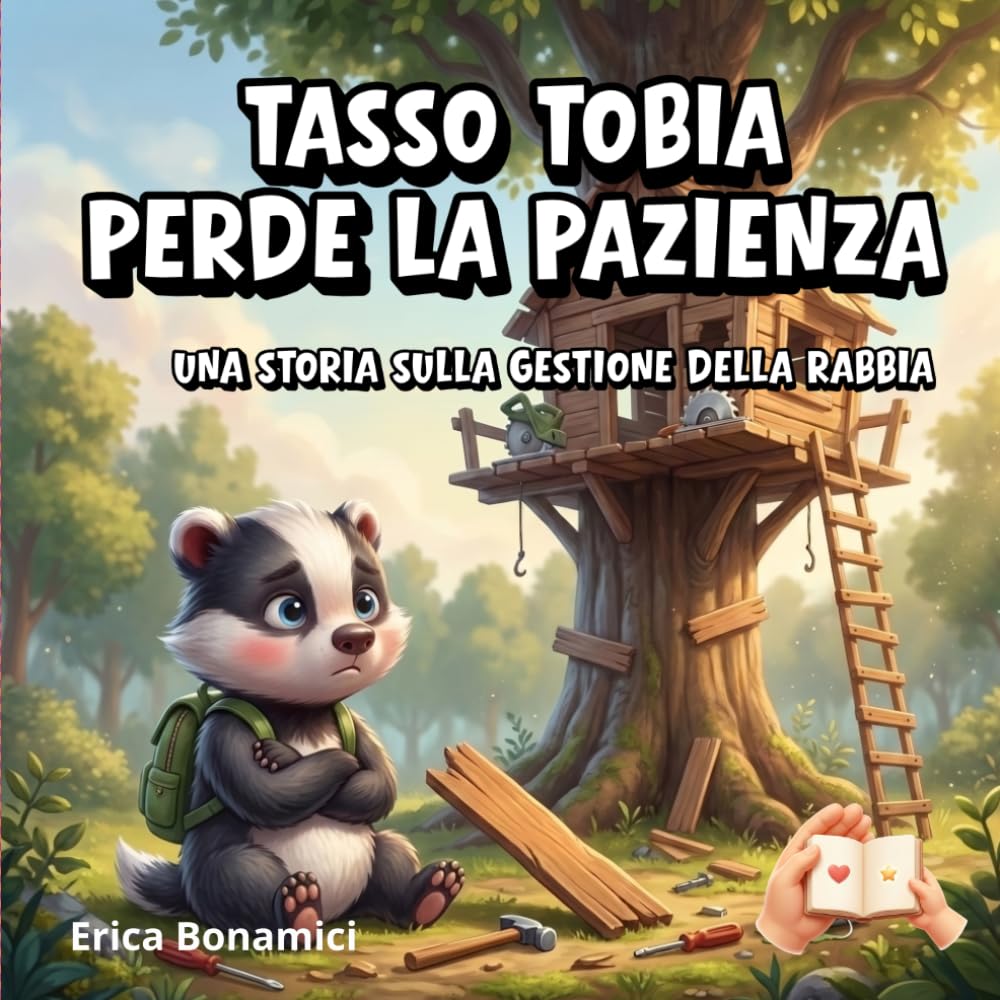 TASSO TOBIA PERDE LA PAZIENZA: Una storia sulla rabbia (Le storie del Bosco Sereno)