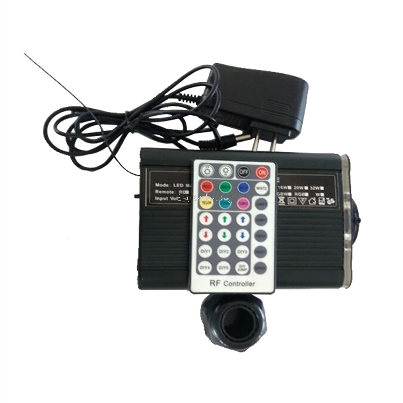 CUDTAPI LED Fiber Optic Light Engine RGBW 16W LED light engine for star fiber optic kits with 28key remote control AC100-240V input