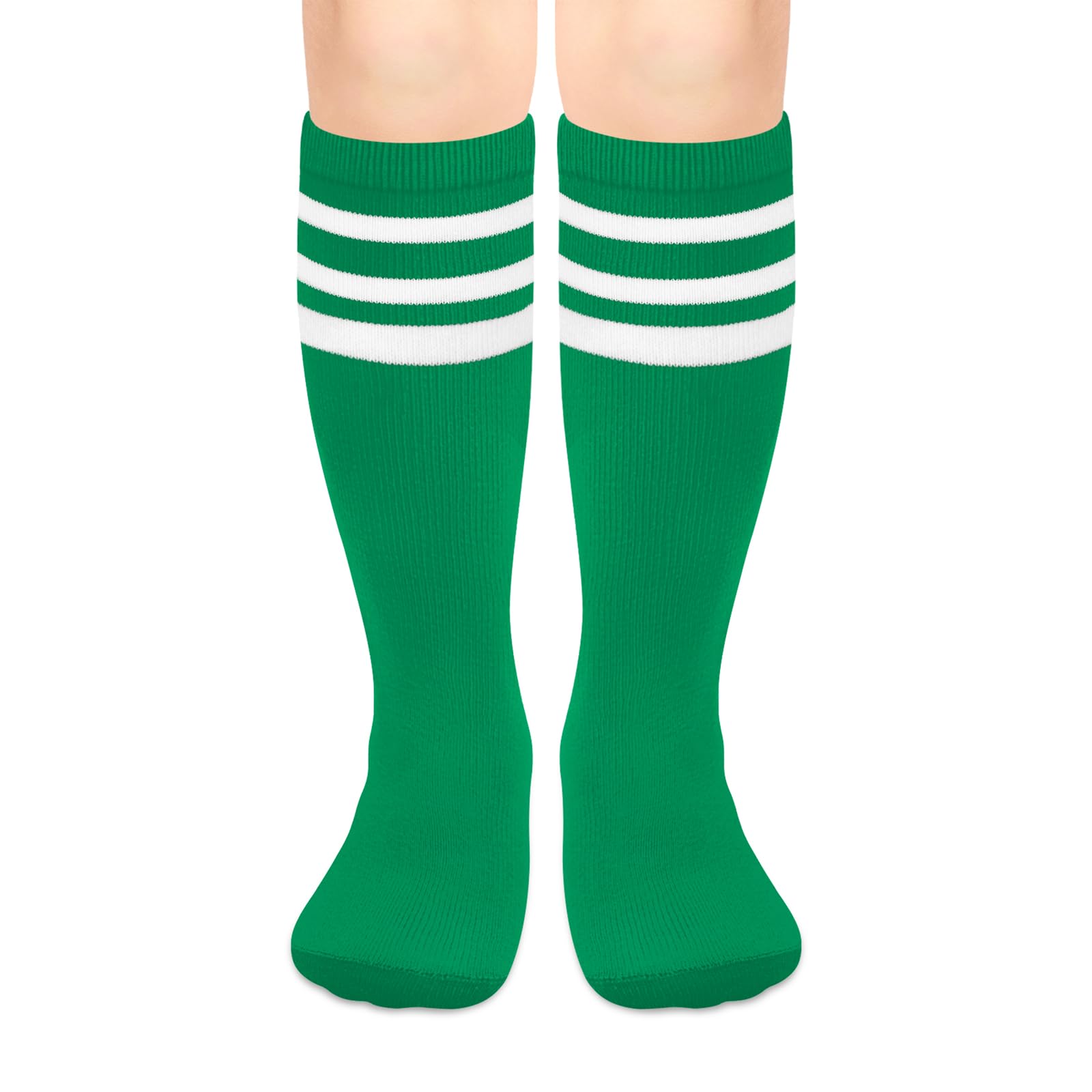Olreco 1 Pack Toddler Kids Youth Soccer Socks Girls Boys Baseball Socks Youth Knee High Softball Football Accessories Cotton