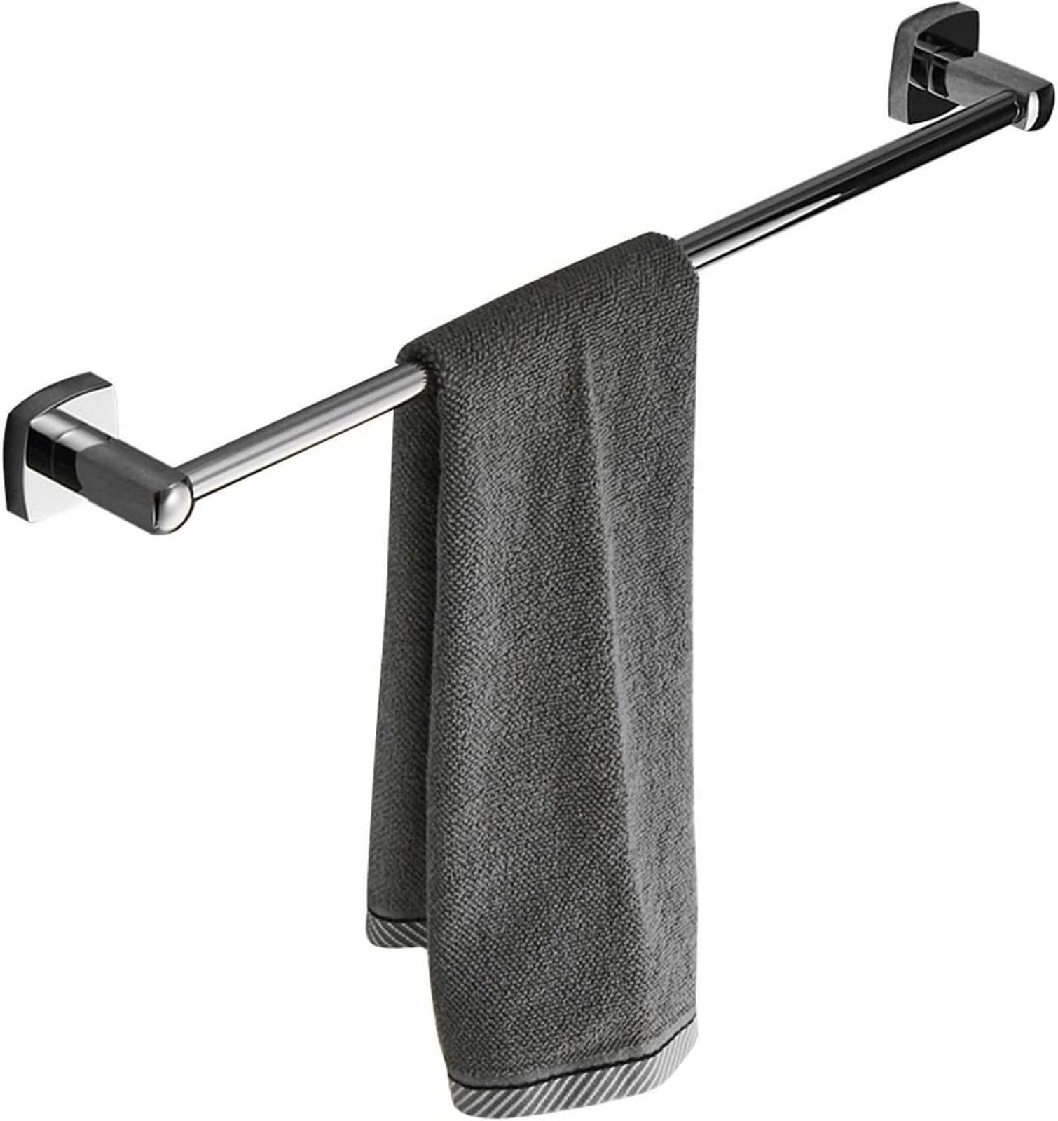 Porte-serviettes de bain rond en inox pour une routine matinale fluide