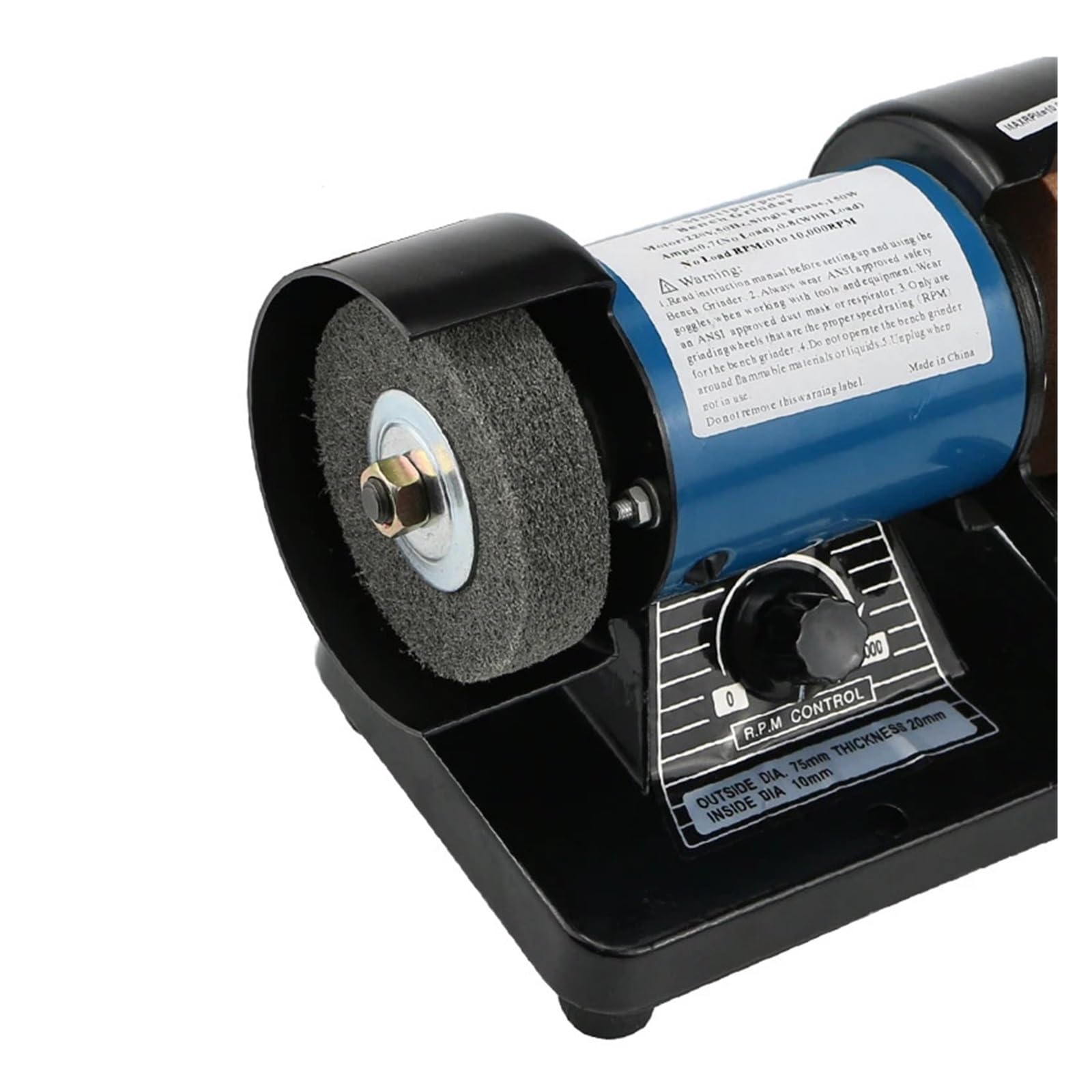 Lucidatrice multiuso for smerigliatrice da banco Mini 150W a velocità regolabile for levigatrice a for gioielli in giada Per uso fai-da-te