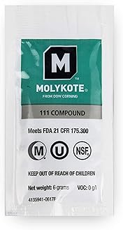 APEC Water Systems Dow Corning Molykote 111 Food Grade Lubricant Compound - 6 grams 1 Pack