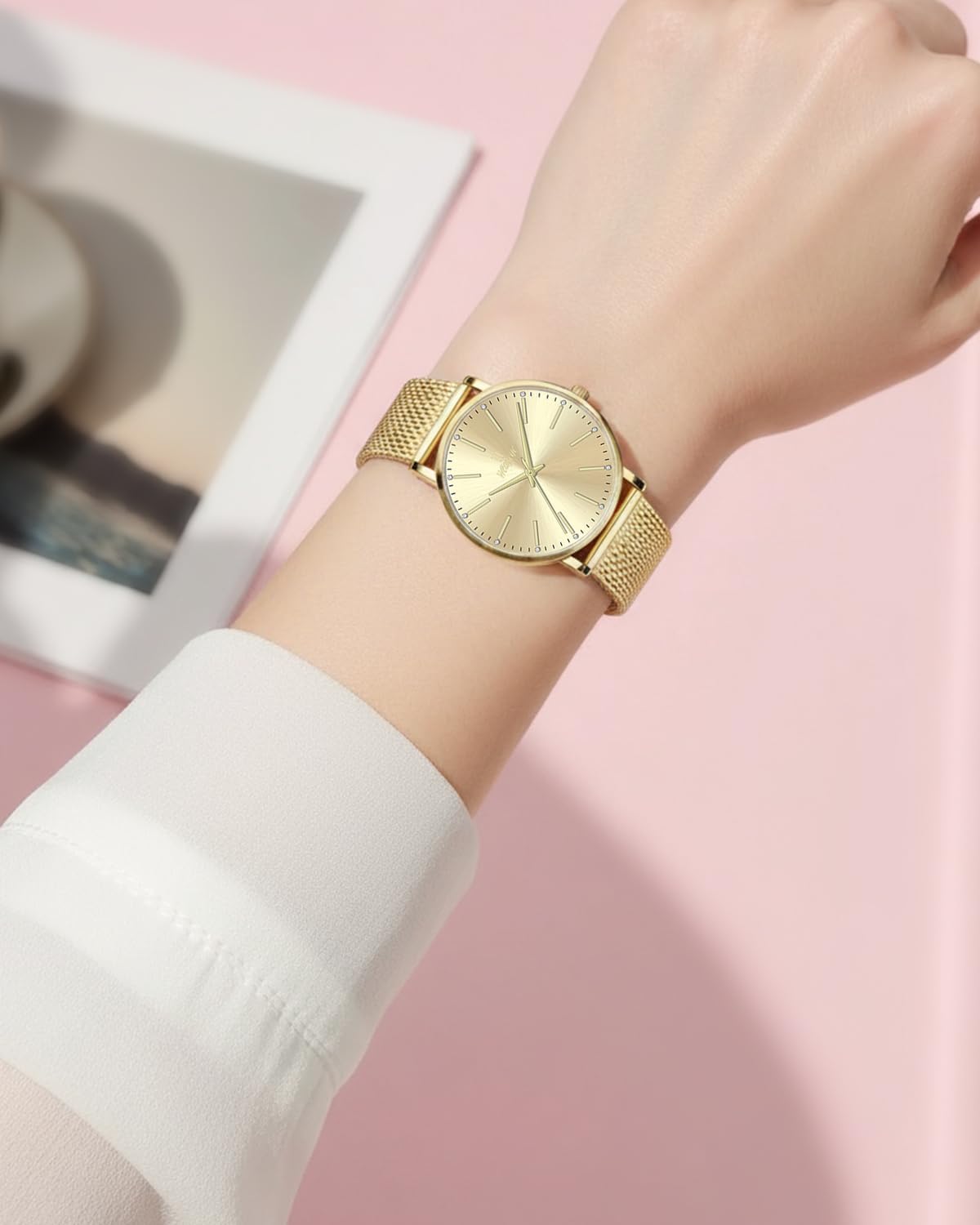 Women Watches Simple Stylish Quartz Waterproof Watch with Japanese Quartz Movement. A Versatile Daily Commuter Watch - Image 7