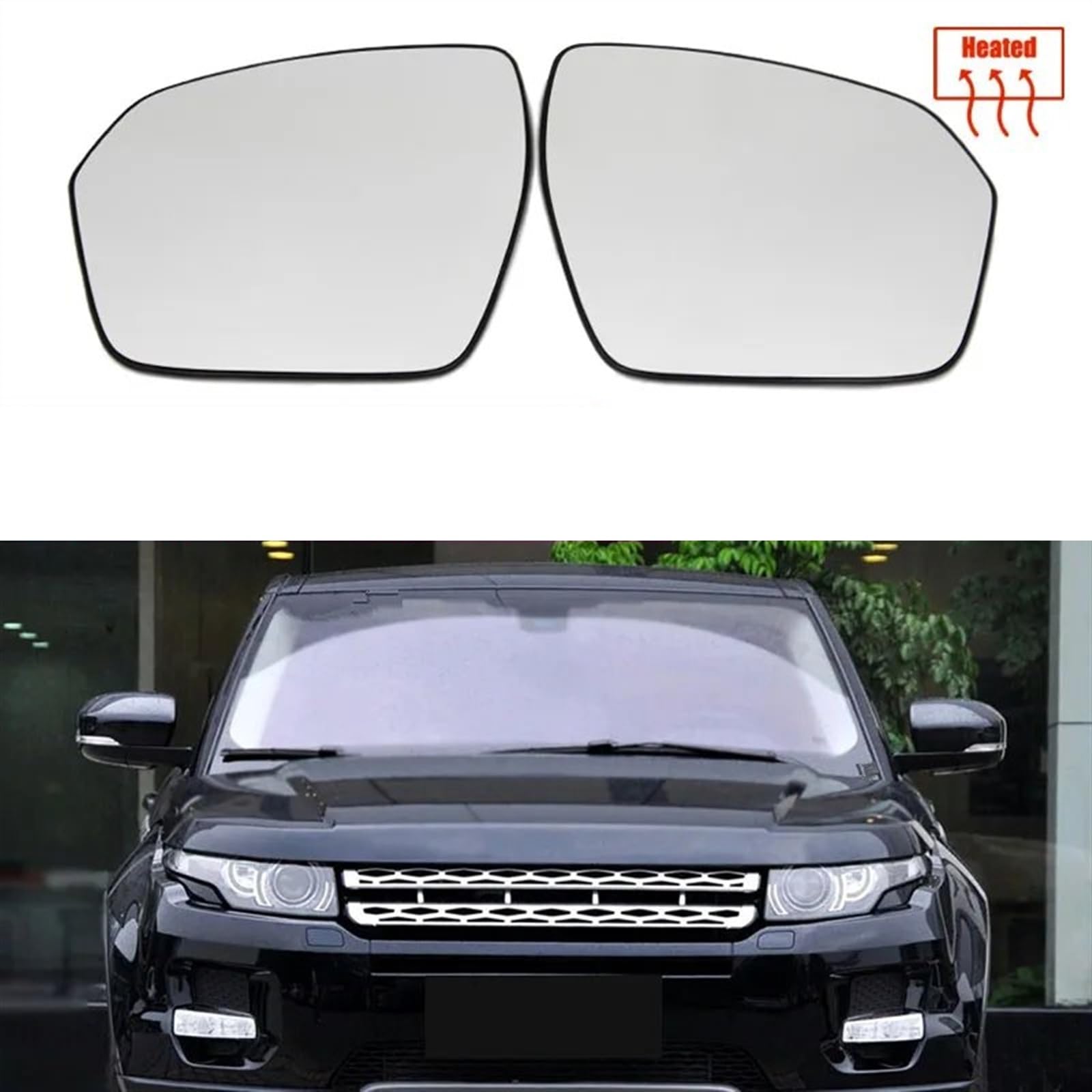 Verre Rétroviseur Chauffant Gauche Pour Range Rover Evoque L538 2011-2013 - Rétroviseur Latéral Anti-buée