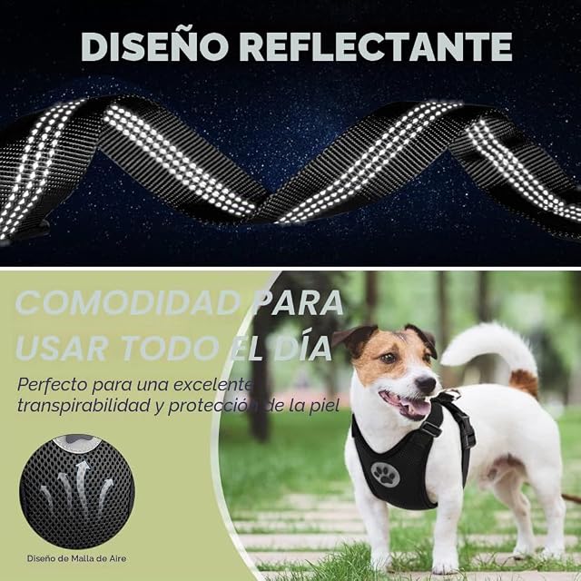 Foto 5 de 8 de SlowTon Arnés de Coche para Perro con Correa de Conector, multifunción, Ajustable