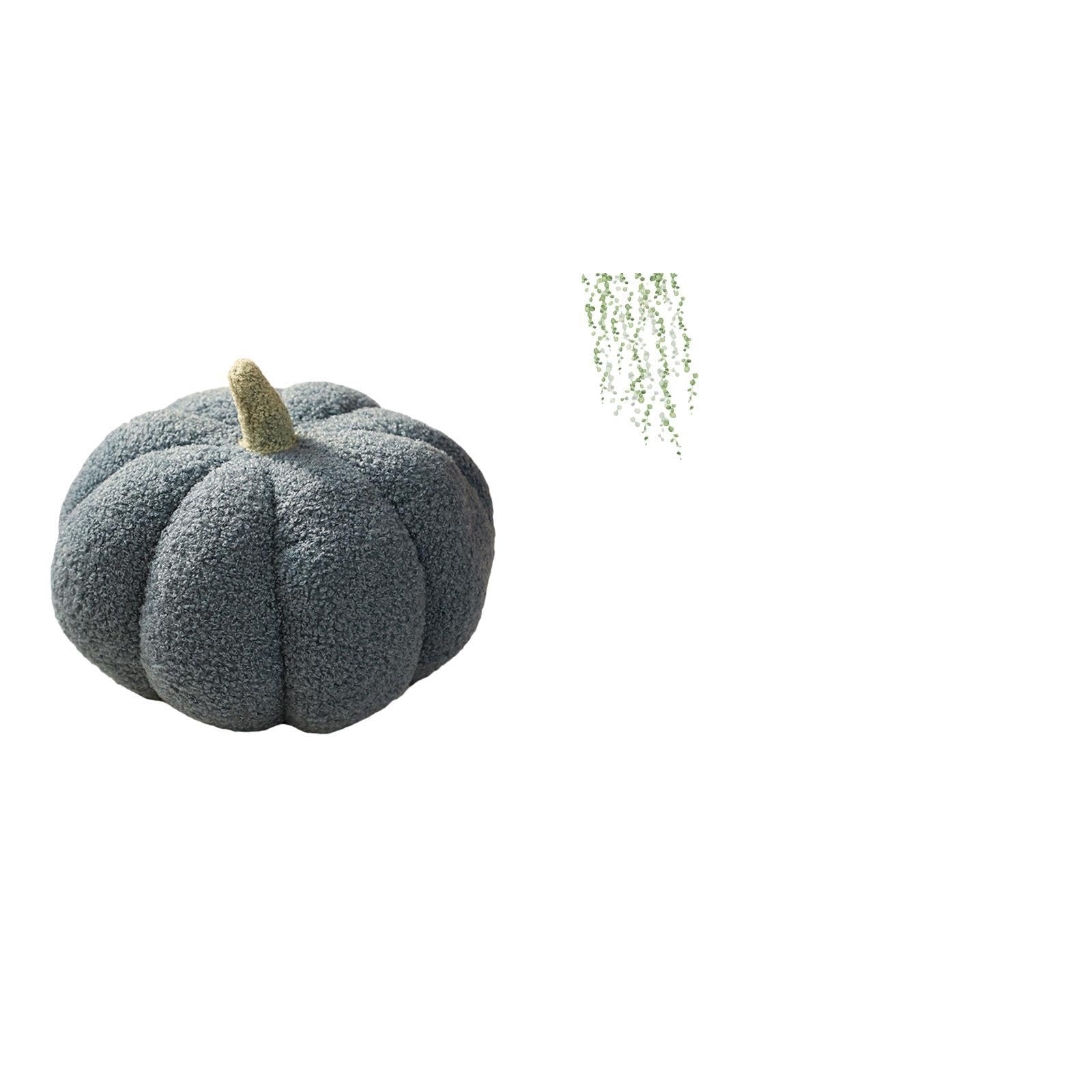Halloween Pumpkin Plush Pillow and Green Plant Leaves Hanging Vines Wall Sticker Decorative Sofa Cushion for Bedroom Restroom Art Mural Decor|Home & Garden | Home D?©cor | Pillows-image-40