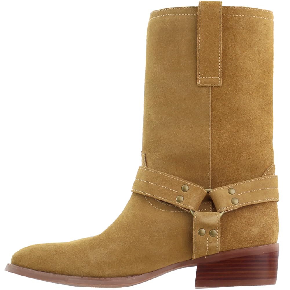 DingoMens Buster Pull On Casual Boots Mid Calf - Brown