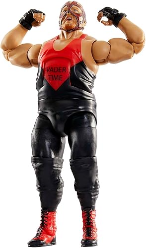 Miniatura 4 de WWE Figura de acción Elite Royal Rumble Vader con accesorio y piezas de Dok Hendrix Build-A-Figure ​, HKP16