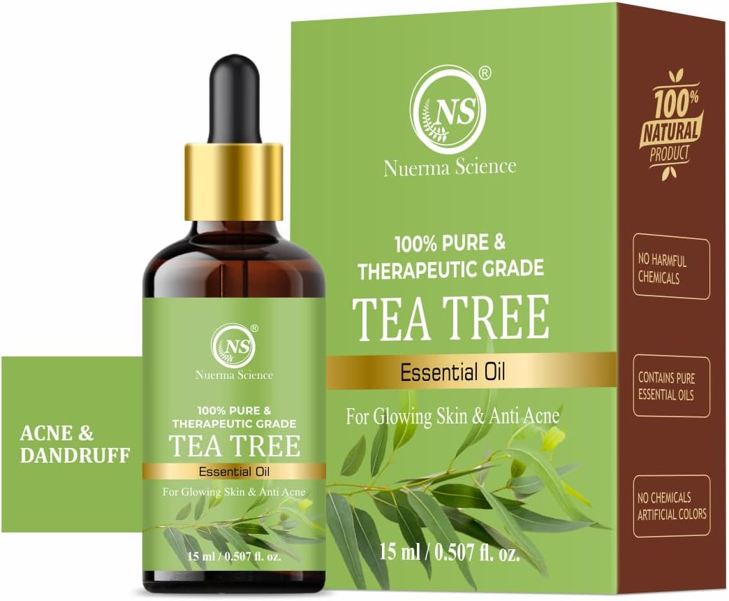 Australian Tea Tree Essential Oil For Anti Acne & Glowing Skin