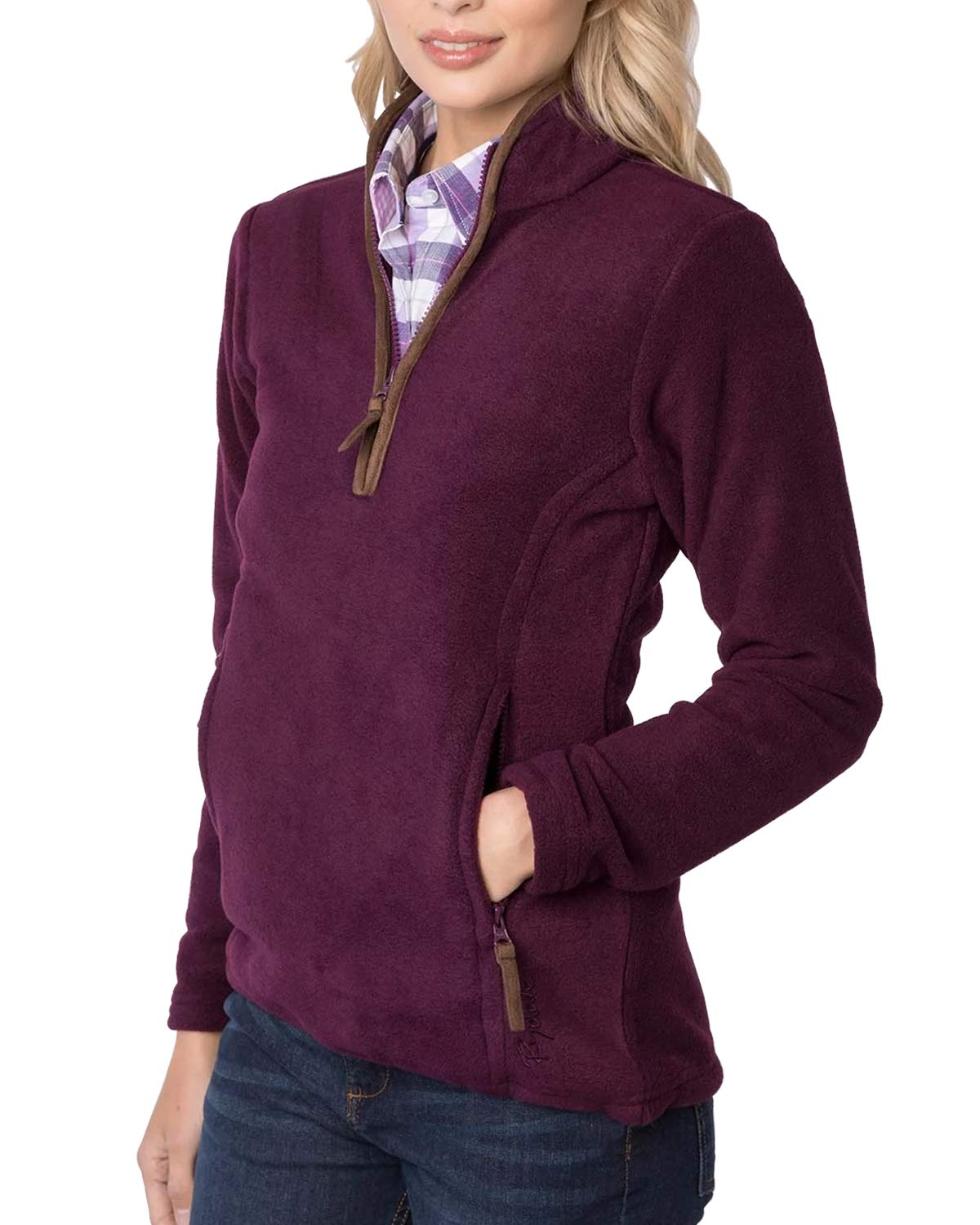Rydale Ladies Huggate Overhead Pullover Fleece Women's Country Jumper Sweater