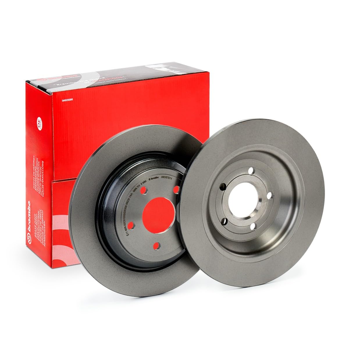 BREMBO 08.D575.11, 2 szt Tarcze Hamulcowe tył 302mm
